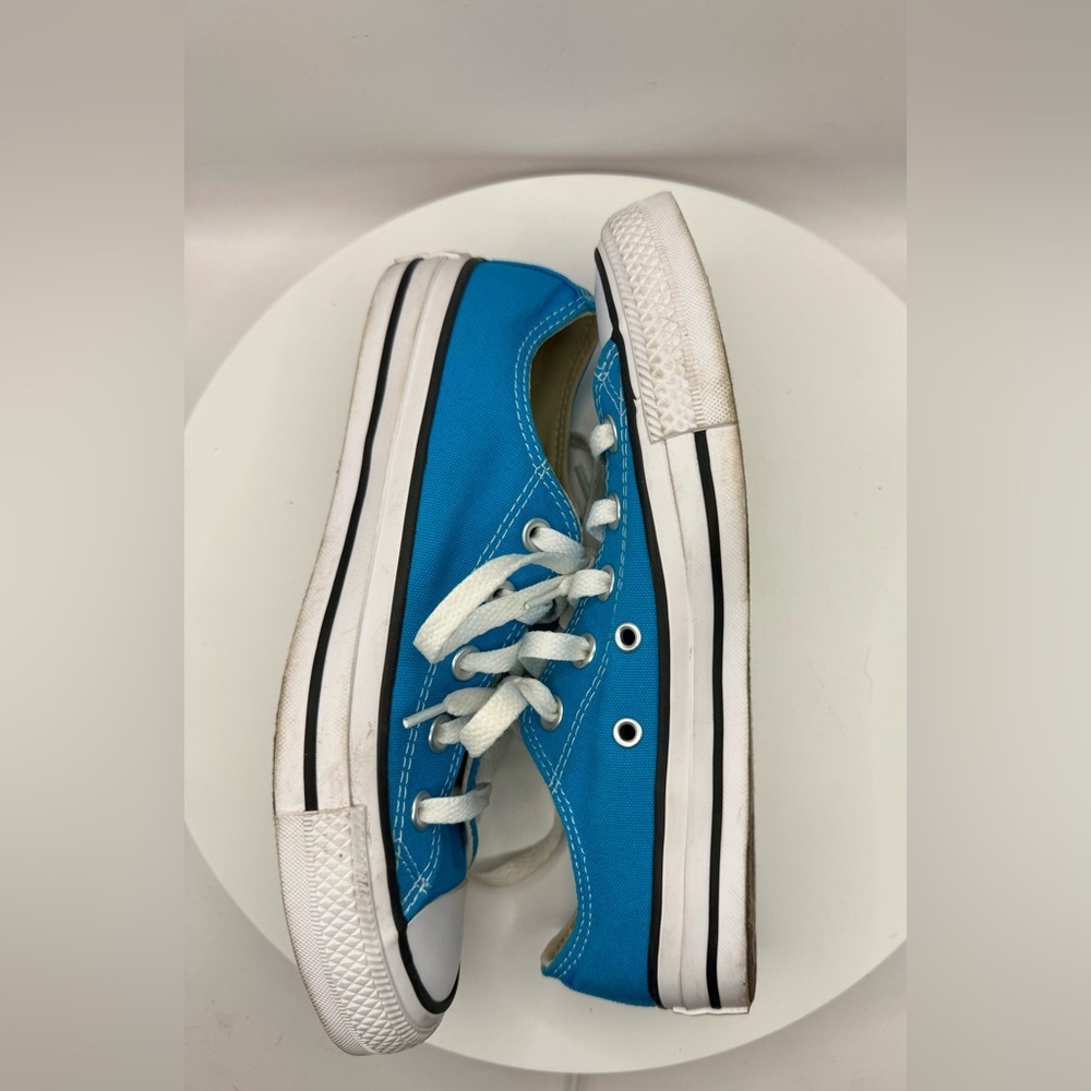 Converse Chuck Taylor All Star Low Top Sneakers Blue Size 5.5 Women 3.5 Men - Picture 8 of 11